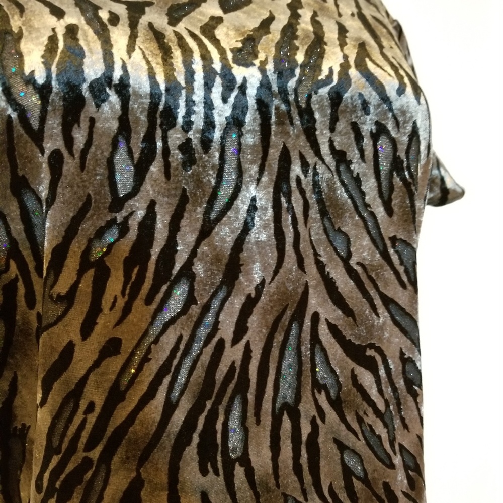 Vintage Reggio Animal Print Cutout Midi Dress 14 - Picture 7 of 8